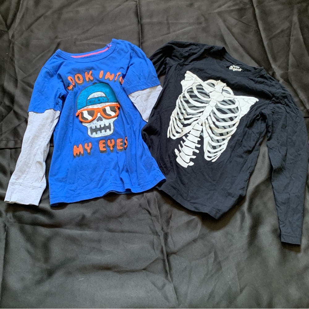 Halloween themed long sleeves for 10y/o boys from Oshkosh